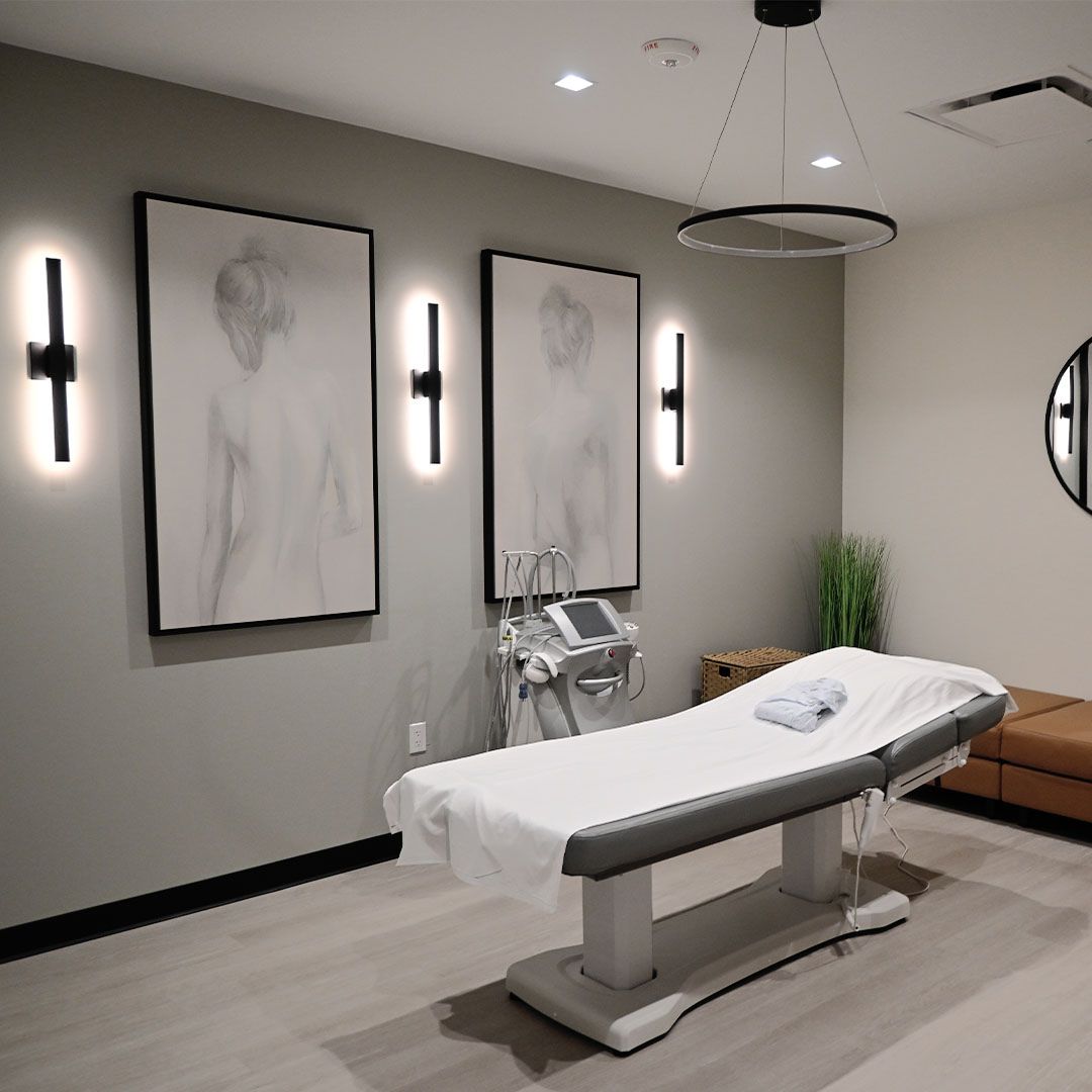 State-of-the-art medical procedure room at TLC Surgery within Museo Houston, designed for patient safety and advanced surgical care.